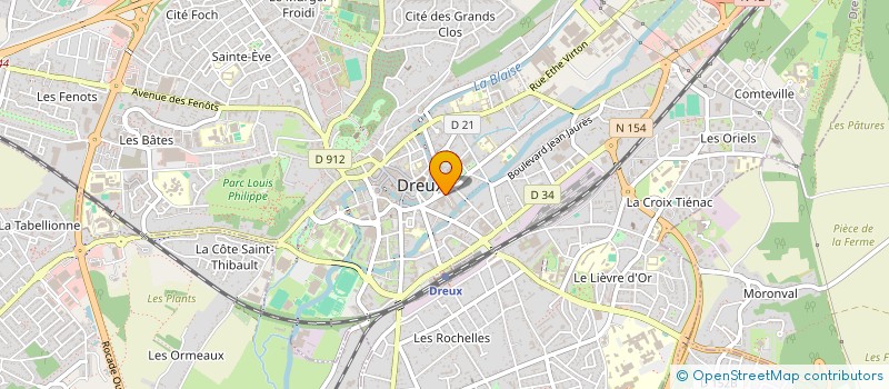 localisation de l'entreprise COPROP RESIDENCE ST LOUIS à DREUX