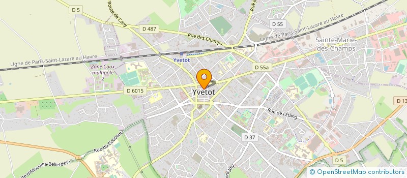 localisation de l'entreprise COPROP RUE GUY DE MAUPASSANT DU 10 AU 16  YVETOT