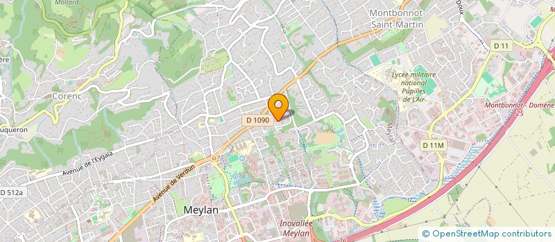 localisation de l'entreprise COPROP SAINT MURY  MEYLAN