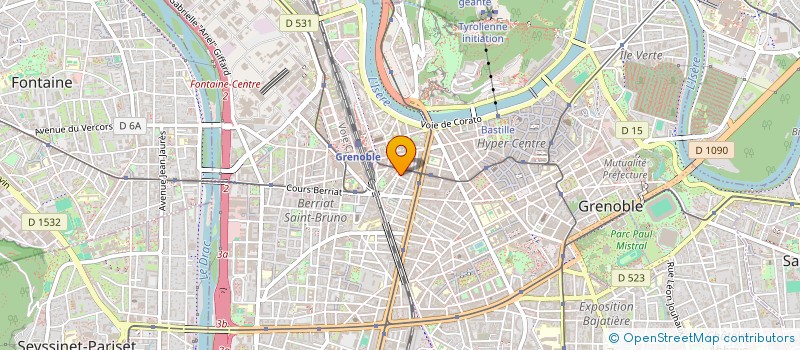 localisation de l'entreprise COPROP SAINTE FRUCTIPIERE  GRENOBLE