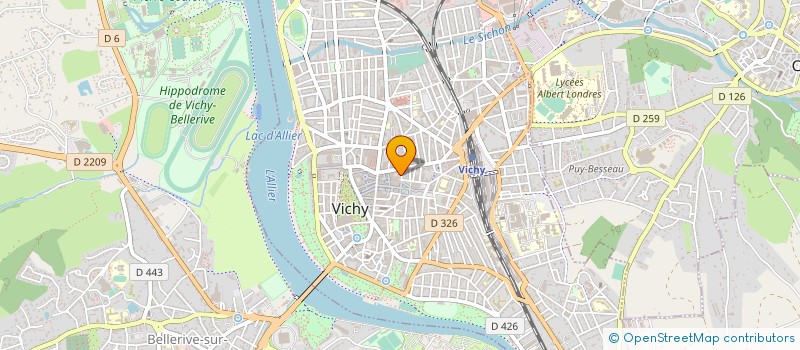 localisation de l'entreprise COPROP SELECT à VICHY