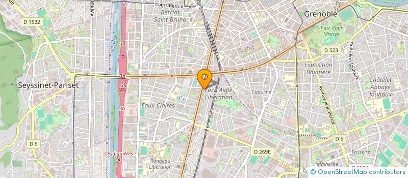 localisation de l'entreprise COPROP SEVIGNE  GRENOBLE