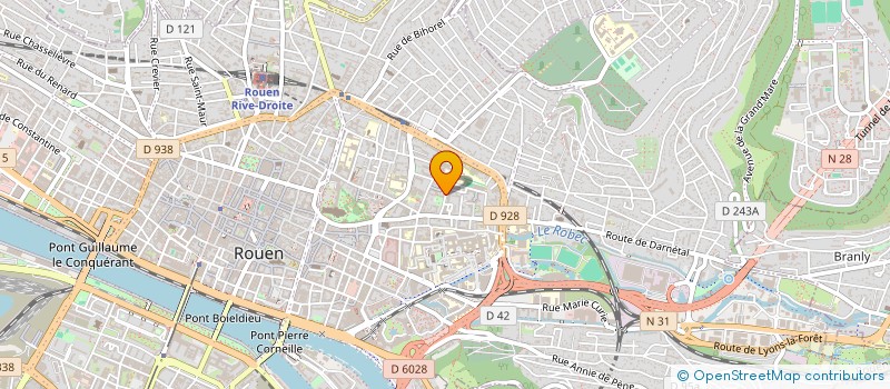 localisation de l'entreprise COPROP*SQUARE à ROUEN