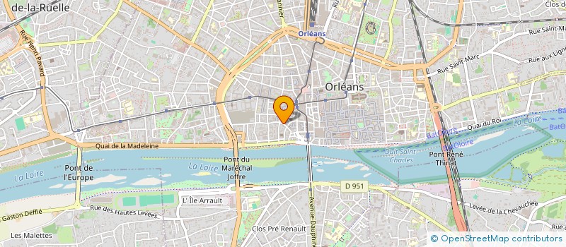 localisation de l'entreprise COPROP ST PAUL à ORLEANS