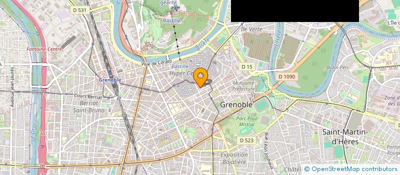 localisation de l'entreprise COPROP SYNDICAT GENERAL  GRENOBLE