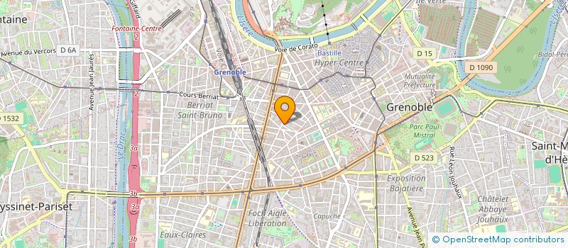 localisation de l'entreprise COPROP THIERS  GRENOBLE