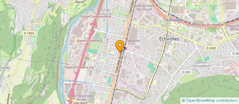 localisation de l'entreprise COPROP TOUR BAYARD à ECHIROLLES