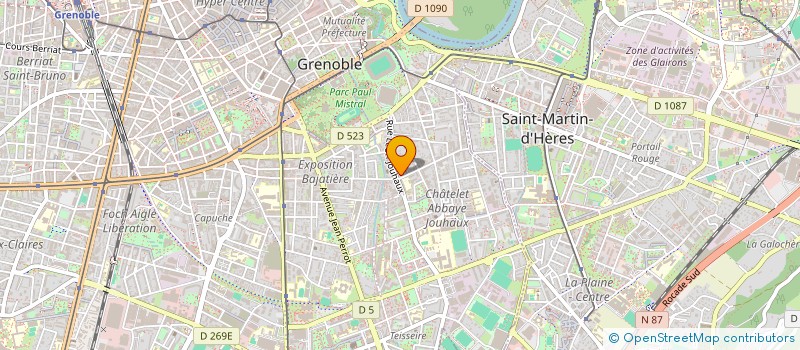 localisation de l'entreprise COPROP  TROIS PICS  GRENOBLE