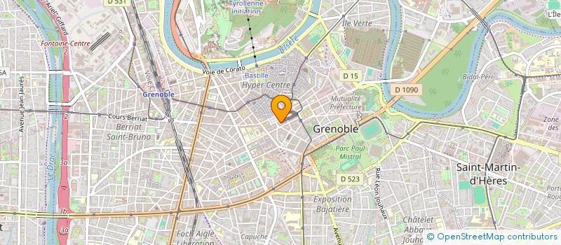 localisation de l'entreprise COPROP VAUCANSON  GRENOBLE