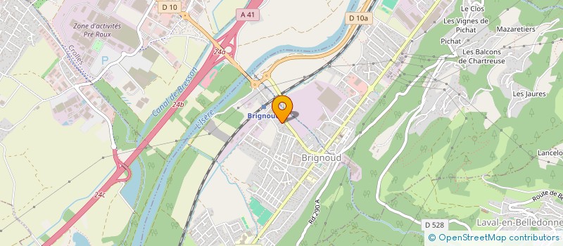 localisation de l'entreprise COPROP VERNAIE  VILLARD-BONNOT