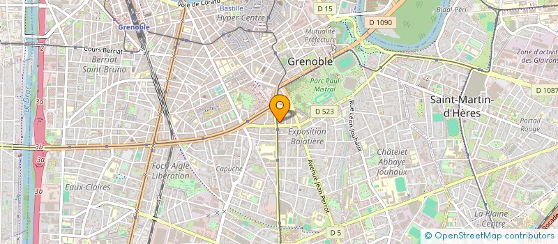 localisation de l'entreprise COPROP VERSAILLES II  GRENOBLE