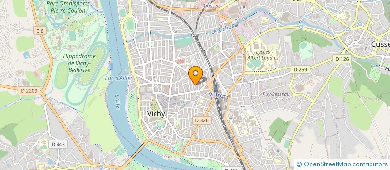 localisation de l'entreprise COPROP VICHY AGREABLE à VICHY
