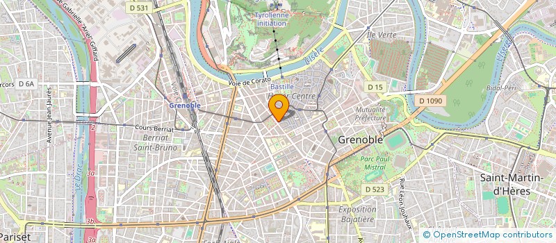 localisation de l'entreprise COPROP VICTOR HUGO  GRENOBLE