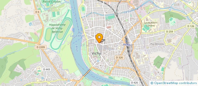 localisation de l'entreprise COPROP VILLA LUCAS  VICHY