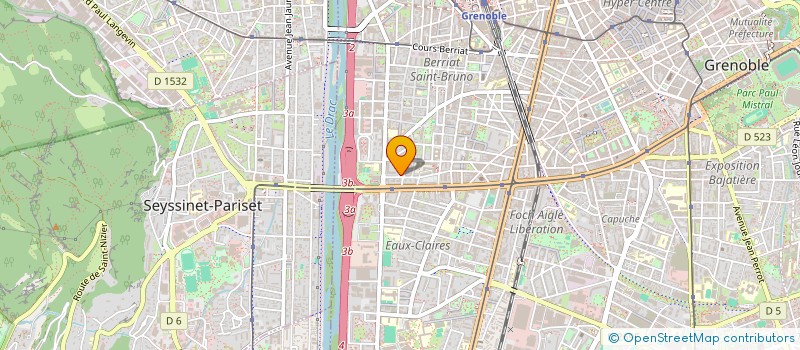 localisation de l'entreprise COPROP VULCAIN  GRENOBLE