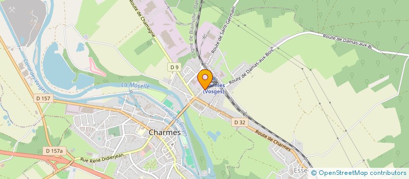 localisation de l'entreprise COPROPIETE LES ORMES  CHARMES