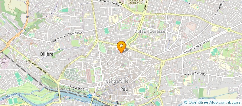 localisation de l'entreprise COPROPR FOIRAIL IMM 6 PLACE FOIRAIL à PAU