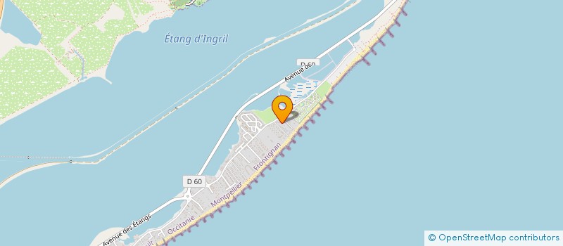 localisation de l'entreprise COPROPR TAHITI BEACH FRONTIGNAN à FRONTIGNAN