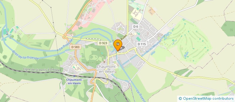 localisation de l'entreprise COPROPRE  CHAUMONT-EN-VEXIN