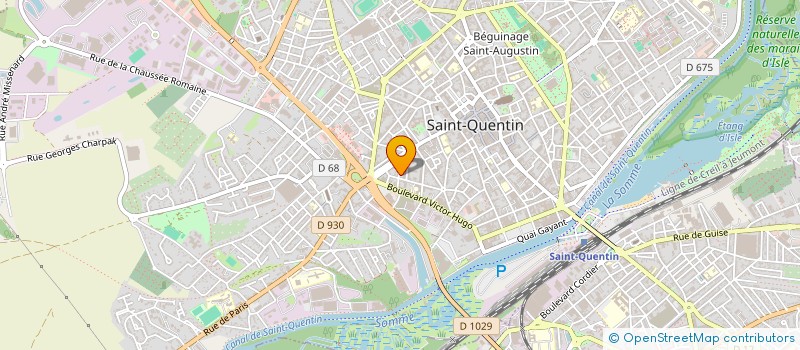 localisation de l'entreprise COPROPRIET DU JEU DE PAUME à SAINT-QUENTIN