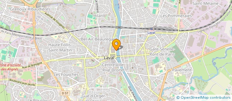 localisation de l'entreprise COPROPRIET DU STRASBOURG à LAVAL
