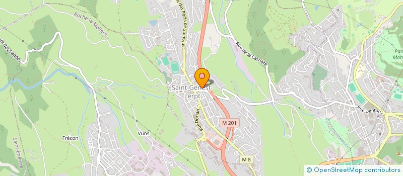 localisation de l'entreprise COPROPRIETAIRE LE CAIRE A  SAINT GENEST LERPT