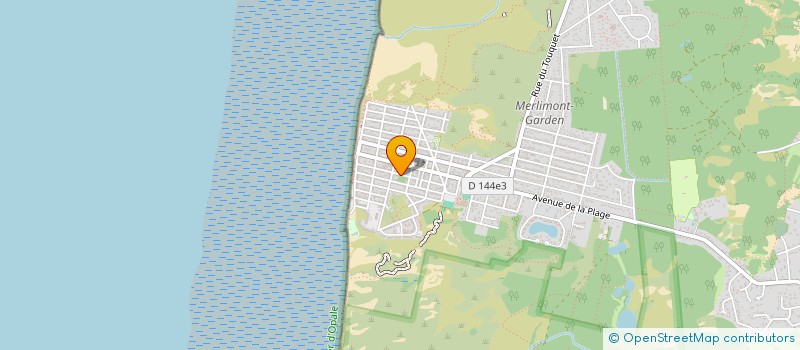 localisation de l'entreprise COPROPRIETAIRE RESIDENCE LE SAVOY  MERLIMONT