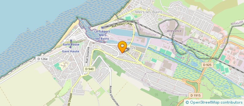 localisation de l'entreprise COPROPRIETAIRES  LE TREPORT