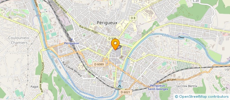 localisation de l'entreprise COPROPRIETAIRES 12 ET 14 RUE EGUILLERIE  PERIGUEUX