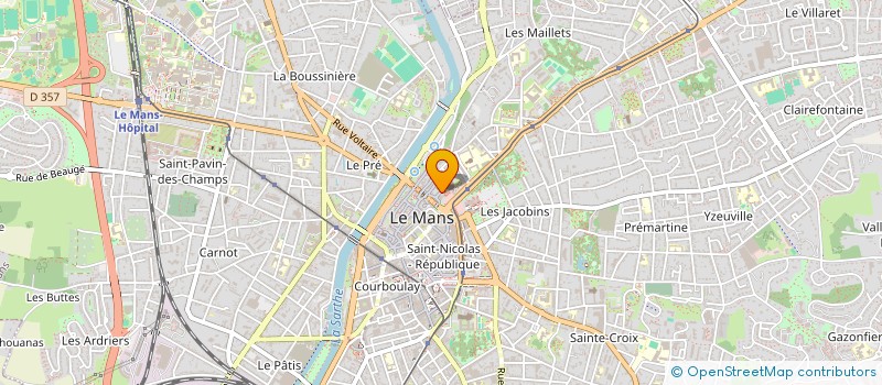 localisation de l'entreprise COPROPRIETAIRES 8 RUE DOYENNE  LE MANS