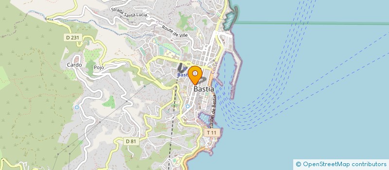 localisation de l'entreprise COPROPRIETAIRES COCODY à BASTIA