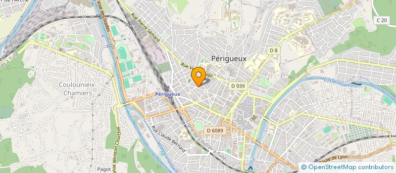 localisation de l'entreprise COPROPRIETAIRES DU 14 RUE KLEBER  PERIGUEUX