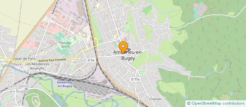 localisation de l'entreprise COPROPRIETAIRES DU LION à AMBERIEU-EN-BUGEY