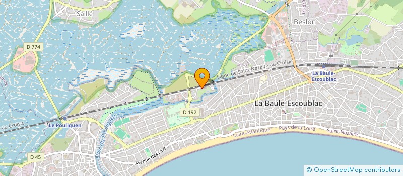 localisation de l'entreprise COPROPRIETAIRES IMB ROYAL MARINA  GUERANDE