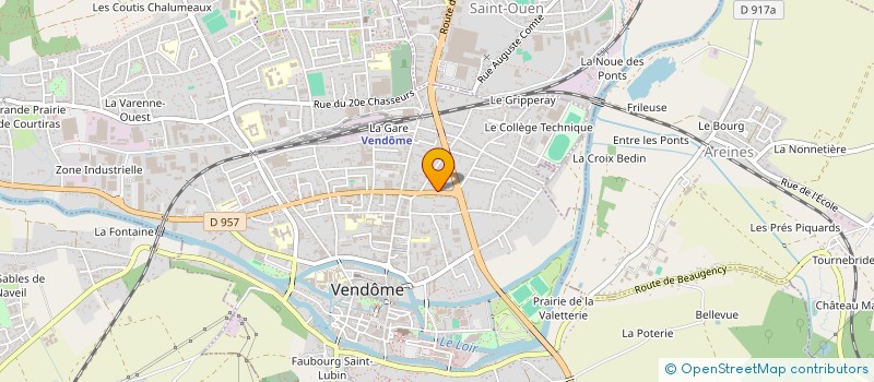 localisation de l'entreprise COPROPRIETAIRES LE BALZAC  VENDOME