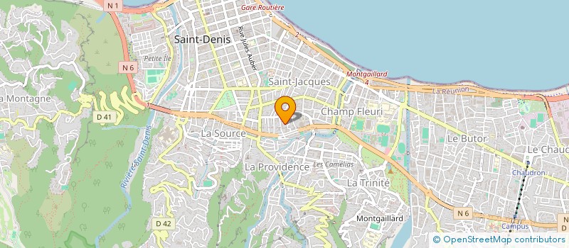 localisation de l'entreprise COPROPRIETAIRES LES ORCHIDEES  SAINT-DENIS