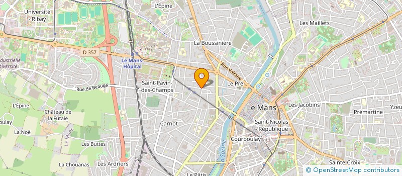 localisation de l'entreprise COPROPRIETAIRES RES CHARLES EDOUARD  LE MANS