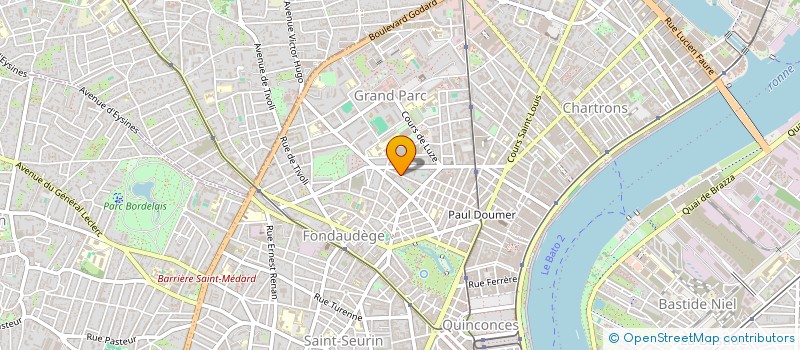 localisation de l'entreprise COPROPRIETAIRES RES CLOS DES CARMES II  BORDEAUX