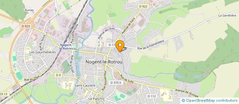 localisation de l'entreprise COPROPRIETAIRES RES DE RUET à NOGENT-LE-ROTROU