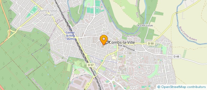 localisation de l'entreprise COPROPRIETAIRES RESID FRANCOIS COUPERIN  COMBS-LA-VILLE