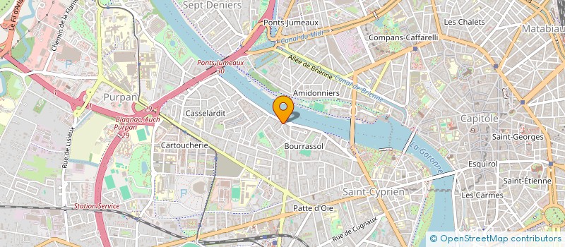 localisation de l'entreprise COPROPRIETAIRES RESIDENCE BELLE HELENE à TOULOUSE