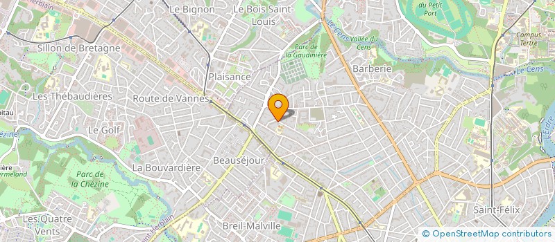 localisation de l'entreprise COPROPRIETAIRES RESIDENCE ONDELINE  NANTES