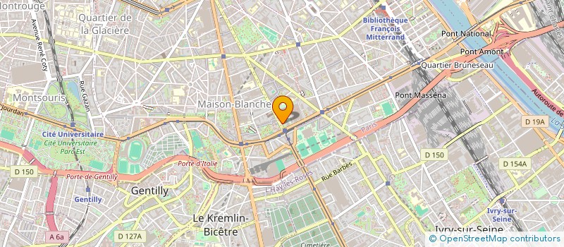 localisation de l'entreprise COPROPRIETAIRES TOUR RIMINI  PARIS