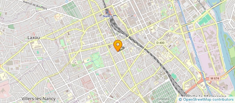 localisation de l'entreprise COPROPRIETE  NANCY