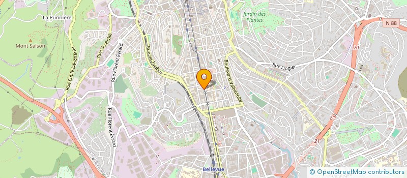 localisation de l'entreprise COPROPRIETE  SAINT-ETIENNE