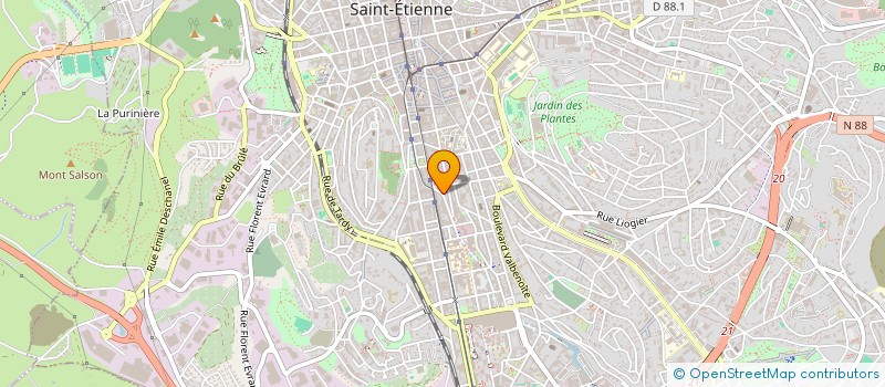 localisation de l'entreprise COPROPRIETE  SAINT-ETIENNE