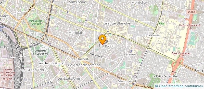 localisation de l'entreprise COPROPRIETE à LYON