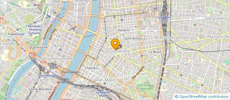 localisation de l'entreprise COPROPRIETE à LYON