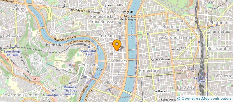 localisation de l'entreprise COPROPRIETE à LYON