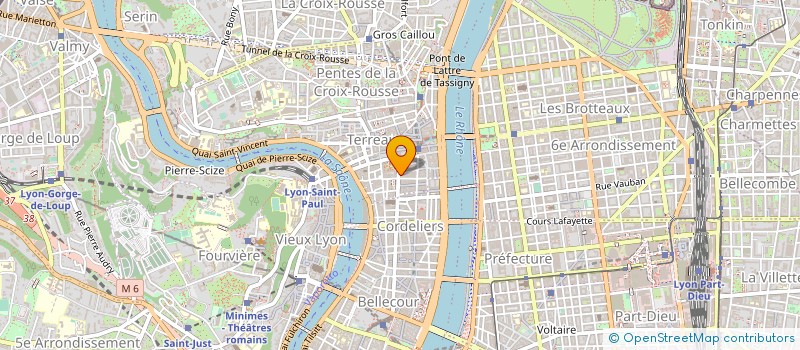 localisation de l'entreprise COPROPRIETE à LYON 1ER